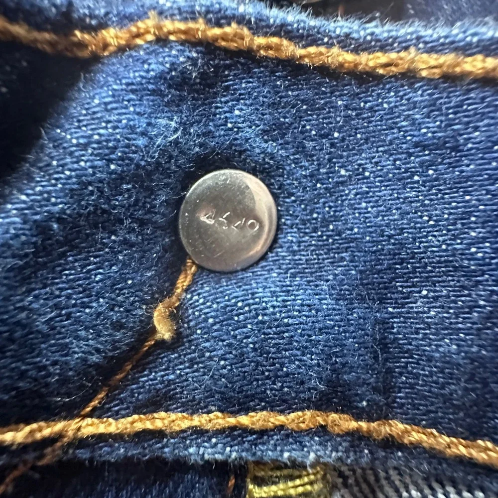 Levi's 501 Jeans Mens 36x29 (36x27) Blue Waterless Straight Leg Button Fly Denim